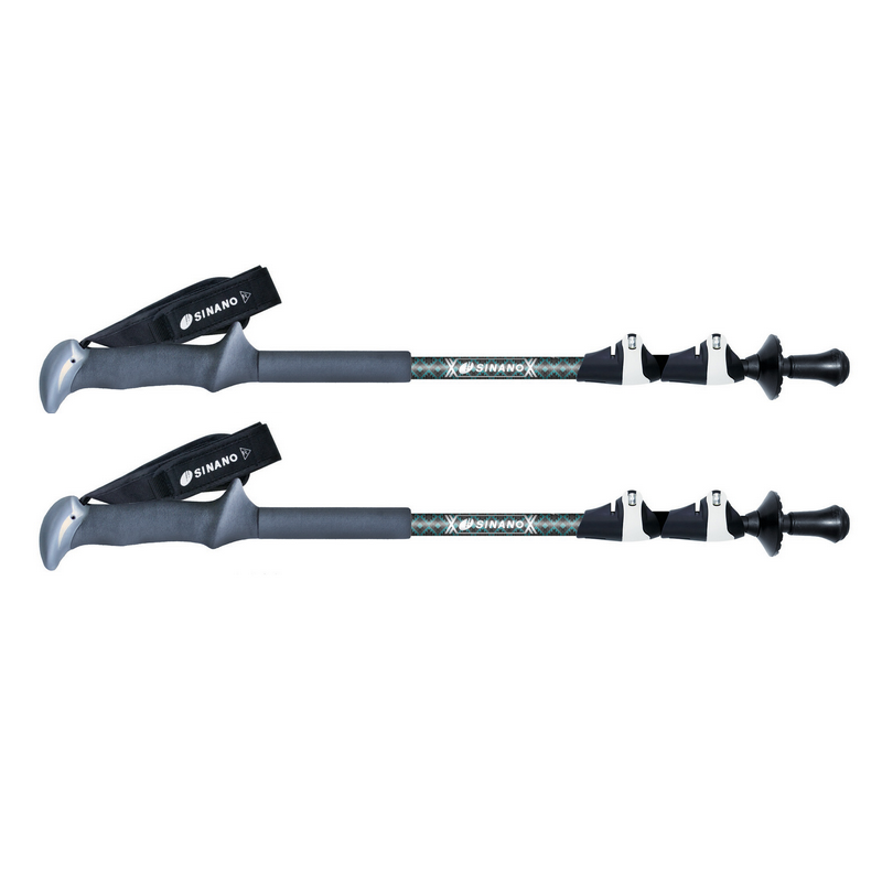 Sinano Semi-Carbon Trekking Poles - Fast-125 CBN W Navy — NFmall HK